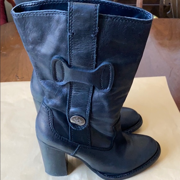 10:09 - BCBG Generation Leather Moto Boots - Picture 6 of 17